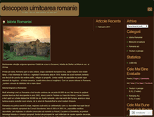 Tablet Screenshot of amazingromania.wordpress.com