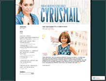 Tablet Screenshot of cyrusmail.wordpress.com