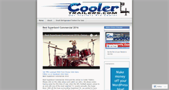 Desktop Screenshot of coolertrailers.wordpress.com