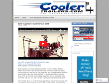 Tablet Screenshot of coolertrailers.wordpress.com