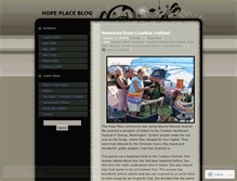 Tablet Screenshot of hopeplace.wordpress.com