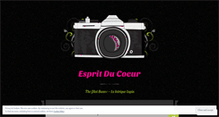 Desktop Screenshot of espritducoeur.wordpress.com