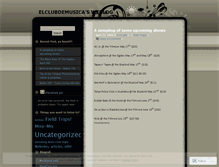 Tablet Screenshot of elclubdemusica.wordpress.com