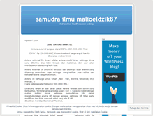 Tablet Screenshot of malioeldzik87.wordpress.com