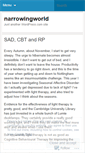 Mobile Screenshot of narrowingworld.wordpress.com