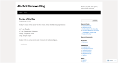 Desktop Screenshot of alcoholreviewsblog.wordpress.com