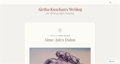 Desktop Screenshot of alethakuschan.wordpress.com