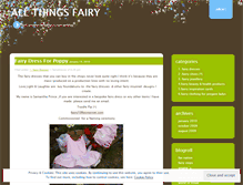 Tablet Screenshot of fairydresses.wordpress.com