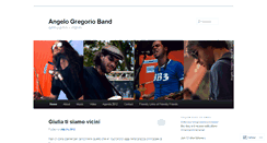 Desktop Screenshot of angelogregorioband.wordpress.com