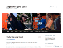 Tablet Screenshot of angelogregorioband.wordpress.com