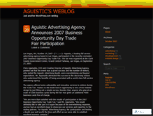 Tablet Screenshot of aguistic.wordpress.com