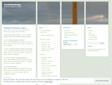 Tablet Screenshot of foundationdesign.wordpress.com