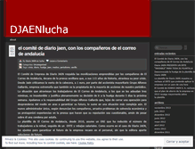 Tablet Screenshot of djaenlucha.wordpress.com