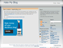 Tablet Screenshot of hatemyblog.wordpress.com