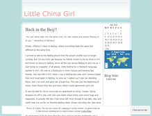 Tablet Screenshot of littlechinagirl.wordpress.com