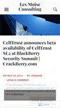Mobile Screenshot of lesmuiseconsulting.wordpress.com