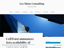 Tablet Screenshot of lesmuiseconsulting.wordpress.com