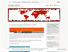 Tablet Screenshot of globalxmas.wordpress.com