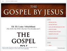 Tablet Screenshot of gospelbyjesus.wordpress.com