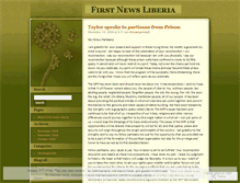 Tablet Screenshot of firstnewsliberia.wordpress.com