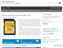Tablet Screenshot of multimediashack.wordpress.com