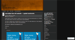 Desktop Screenshot of betterthandirt.wordpress.com