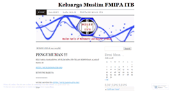 Desktop Screenshot of keluargamuslimmipa.wordpress.com