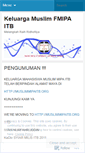 Mobile Screenshot of keluargamuslimmipa.wordpress.com