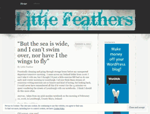 Tablet Screenshot of littlefeathernorth.wordpress.com
