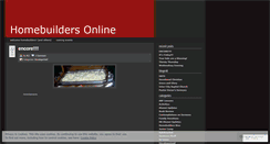 Desktop Screenshot of homebuildersonline.wordpress.com