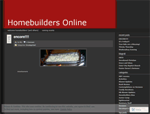 Tablet Screenshot of homebuildersonline.wordpress.com