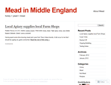 Tablet Screenshot of meadinmiddleengland.wordpress.com