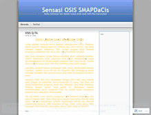 Tablet Screenshot of osissmapdacis.wordpress.com