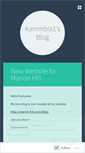Mobile Screenshot of kammbia1.wordpress.com