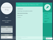 Tablet Screenshot of kammbia1.wordpress.com