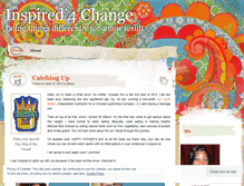 Tablet Screenshot of inspired4change.wordpress.com