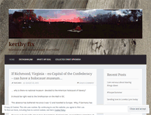 Tablet Screenshot of kerthyfix.wordpress.com
