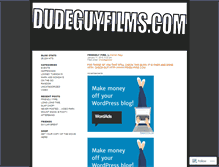 Tablet Screenshot of dgfilms.wordpress.com