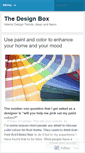 Mobile Screenshot of interiordesignbox.wordpress.com