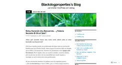 Desktop Screenshot of blackdogproperties.wordpress.com