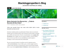 Tablet Screenshot of blackdogproperties.wordpress.com