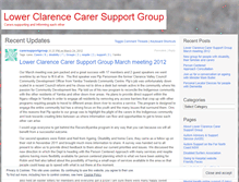 Tablet Screenshot of carersupportgroup.wordpress.com