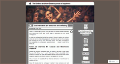 Desktop Screenshot of contentmentbutnot.wordpress.com