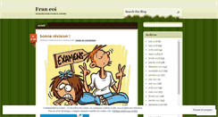 Desktop Screenshot of franeoi.wordpress.com