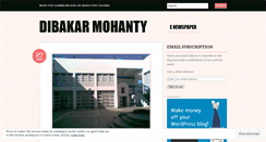 Desktop Screenshot of dibakarmohanty.wordpress.com