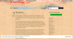Desktop Screenshot of lecielrouge.wordpress.com