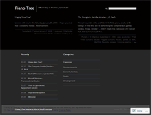 Tablet Screenshot of pianotree.wordpress.com