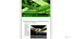 Desktop Screenshot of prisgrowth.wordpress.com