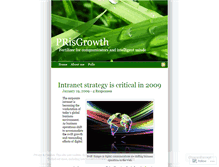 Tablet Screenshot of prisgrowth.wordpress.com