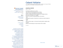 Tablet Screenshot of cvoltaire.wordpress.com